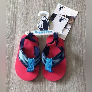 NWT … RUGGED BEAR “Size 6-9 Mths / 3” Flip Flop Shoes